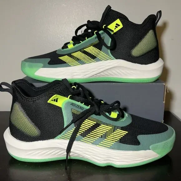adidas | Shoes | Adidas Adizero Mens Black Basketball Shoes Size 4 Select  Training Ie9263 | Poshmark